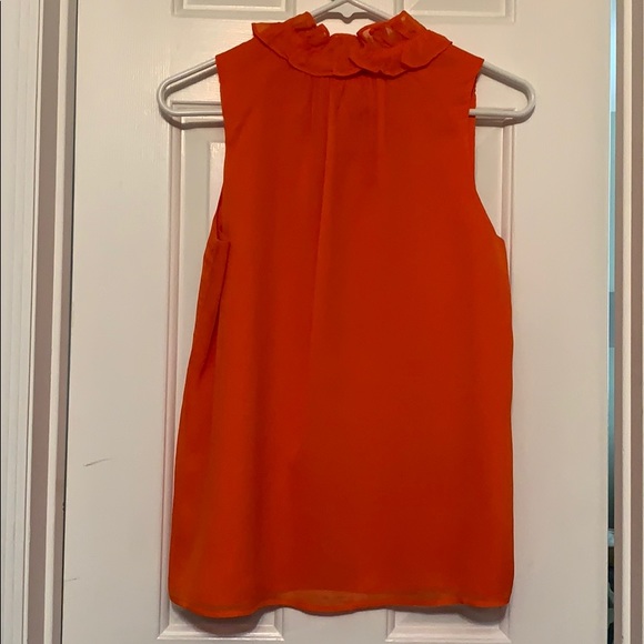 J.Crew Ruffle Neck Button Down Tank - Picture 5 of 5